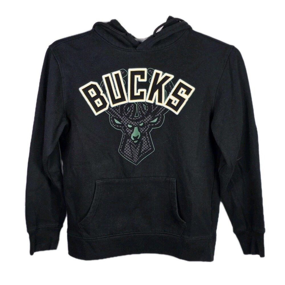 Milwaukee Bucks Small Black Long Sleeve Hoodie